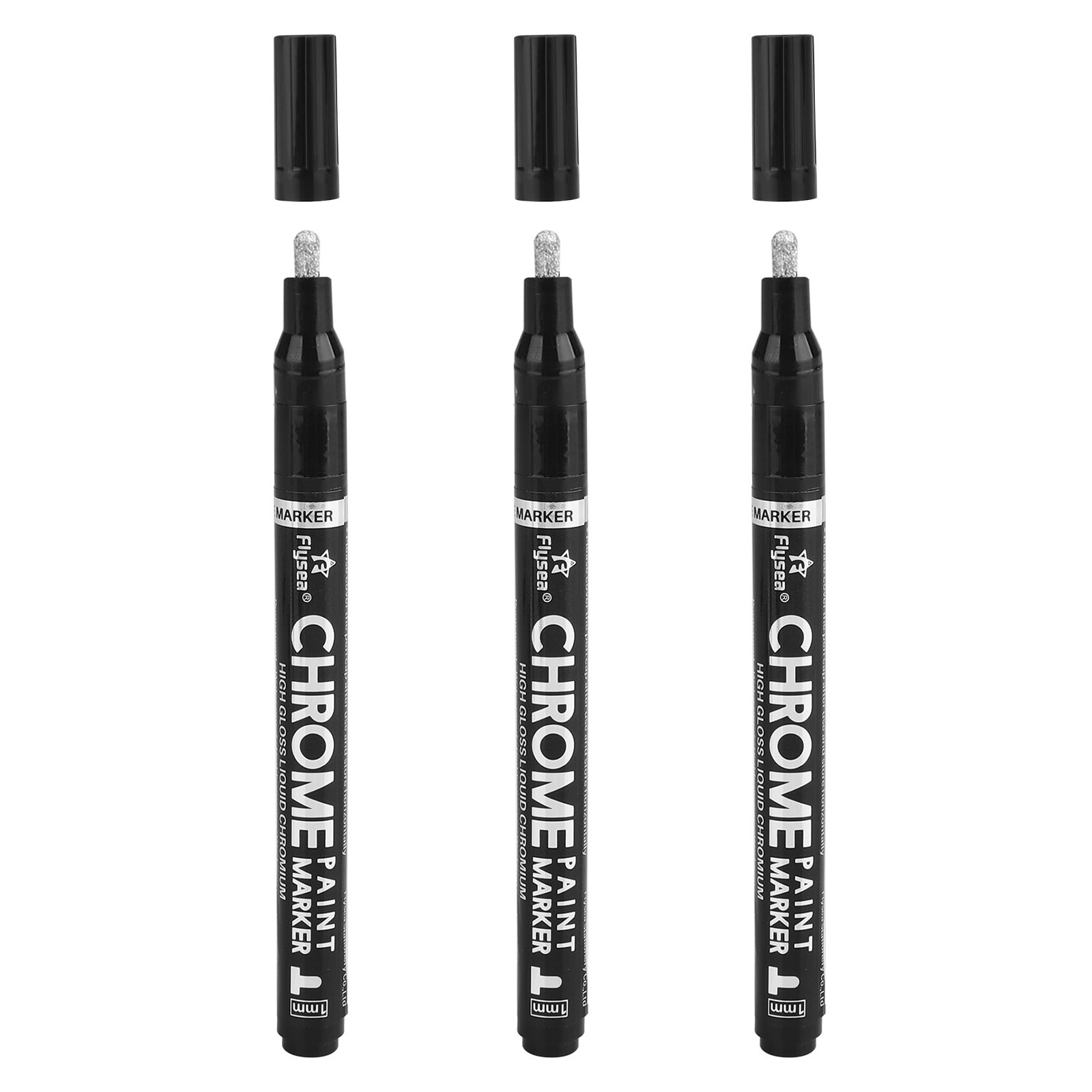 Liquid Chrome Pump Marker 1mm 3mm for Refill Model Graffiti Custom Painting  Pen