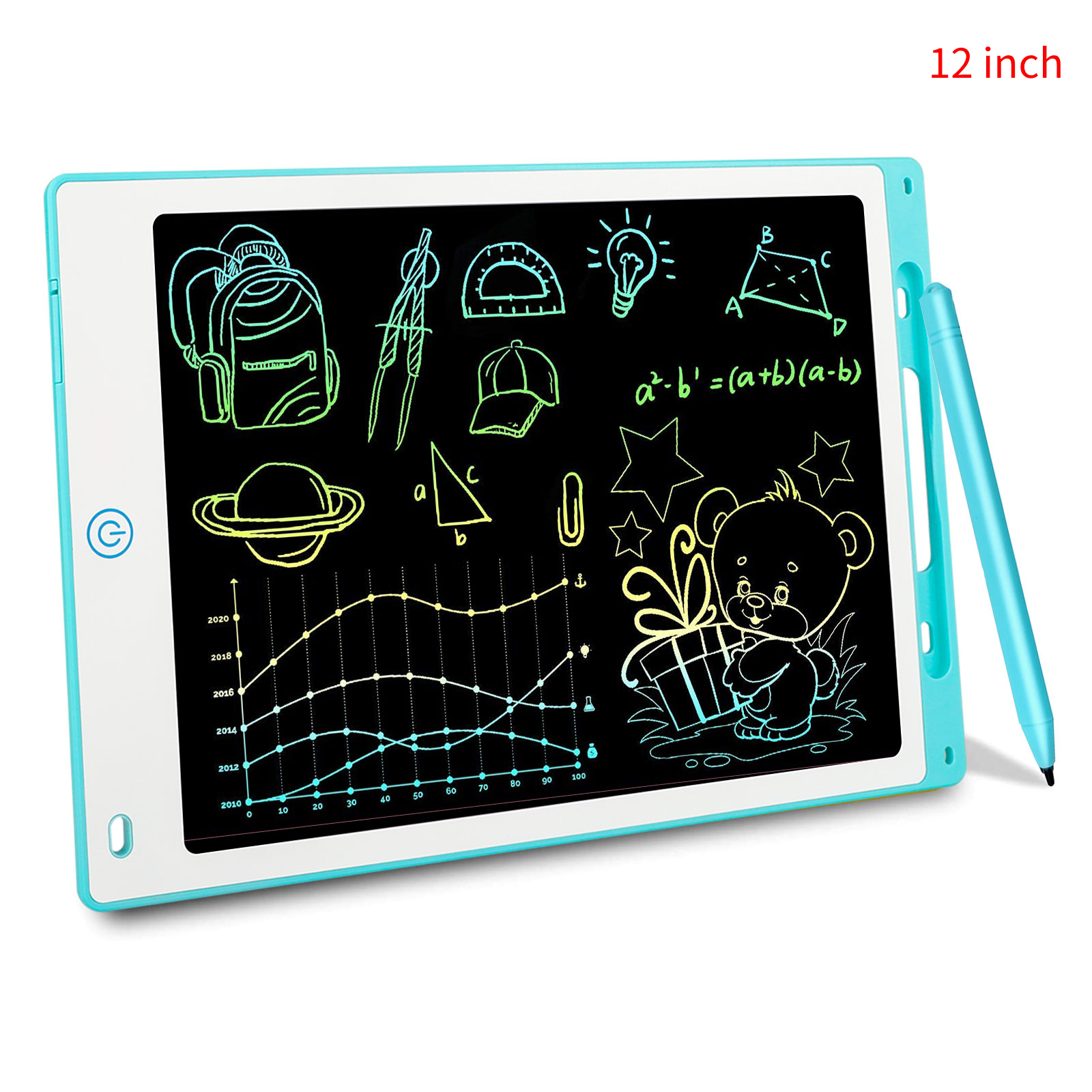 thumbnail 9  - 12inch LCD Writing Tablet Electronic Colorful Doodle Board Drawing Pad Kids Gift