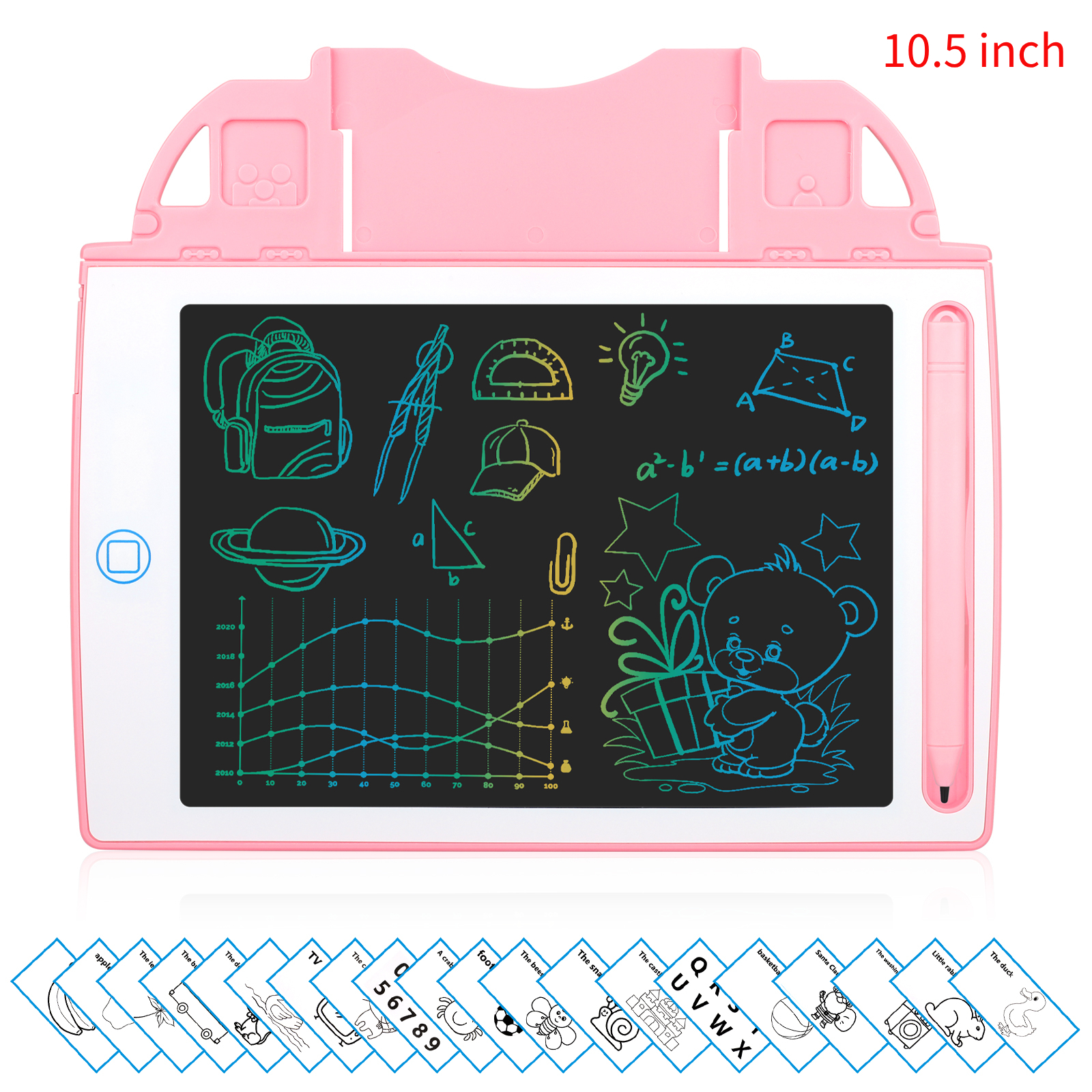 thumbnail 13  - 12inch LCD Writing Tablet Electronic Colorful Doodle Board Drawing Pad Kids Gift