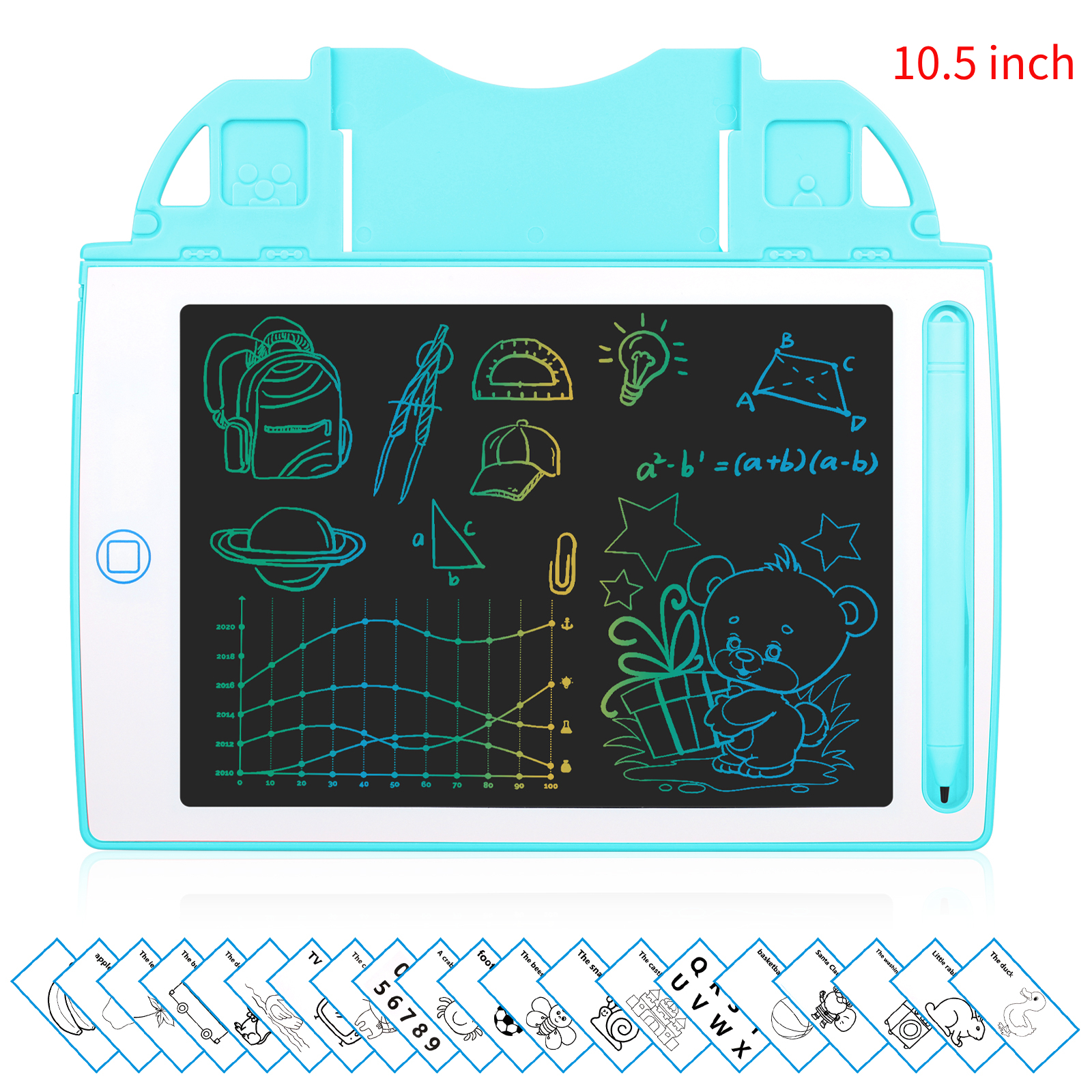 thumbnail 10  - 12inch LCD Writing Tablet Electronic Colorful Doodle Board Drawing Pad Kids Gift