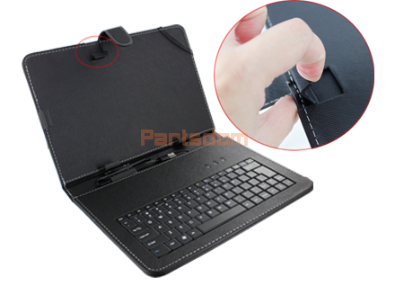 Leather Stand Case w/USB Keyboard Stylus for Acer A500  